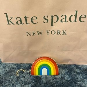 NWT Kate Spade 2 sided Rainbow wallet